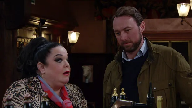 WHAT'S UP DOC? Liam Cavanagh heartbroken by Chas Dingle news in Emmerdale